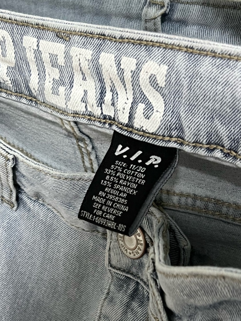 •LIKE NEW•VIP JEANS Baggy Cargo Cotton Blend - Picture 2 of 6